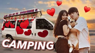 VALENTINES DAY VLOG Camping In Our Camper Van [upl. by Frankie]