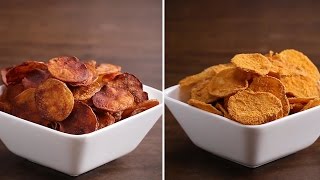 Baked Potato Chips 4 Ways [upl. by Nuavahs]