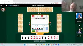 Me versus a top bridge player Peter Hollands  2nd November 2024 [upl. by Warner]