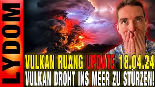 VULKAN RUANG Eine große GEFAHR geht von diesem Indonesischen Vulkan aus [upl. by Ardiek]