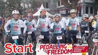 PEDALLING FOR FREEDOM START BALAIKOTA MALANG TO CP 1 MALANG BATU AMAN N LANCAR 25 Agustus 2024 [upl. by Kippy523]