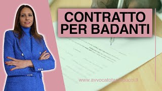 Contratto per Badanti Tutto quello che devi sapere [upl. by Imoian]