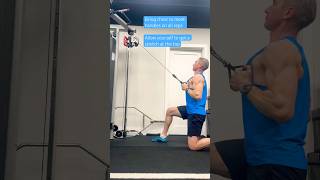 Half kneeling high low row backexercise rowexercise gym crossfit dublin [upl. by Wall917]