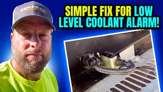 Generac Expert Shares Simple Fix for Low Level Coolant Alarm [upl. by Nanji]