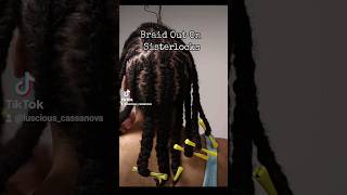 BraidOut on Sisterlocks [upl. by Suillenroc709]