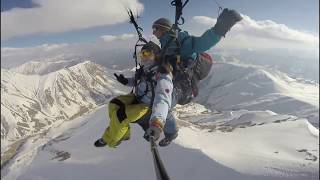 Gudauri Paragliding year round [upl. by Jocelyne]