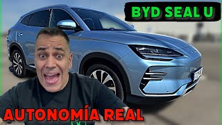 BYD SEAL U ¿MEJOR COCHE ELÉCTRICO 2024 PRUEBA de AUTONOMÍA REAL MOTORK [upl. by Avilla890]