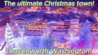 The ultimate Christmas town Leavenworth Washingtontravel food PNWChristmasXmas [upl. by Celene]