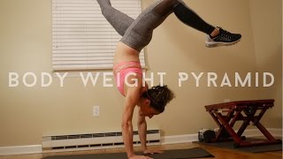 Brutal Body Weight Pyramid Workout [upl. by Diena]