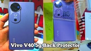 Vivo V40 5g Back protector l Vivo V40 5g Back Lamination Full Body Skin WrapMatte Finish [upl. by Nilkoorb]