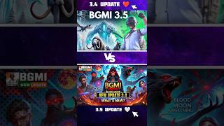 35 update vs 34 update bgmi bgmi pubg pubgmobile BattlegroundsMobileIN shorts short [upl. by Tallula]