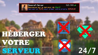 HÉBERGER votre propre SERVEUR Minecraft GRATUITEMENT  Tuto pas Aternos [upl. by Latt278]