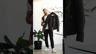 Styling a boda skins leather jacket the Kay Michaels mensfashion menfashion menstyle [upl. by Kelly]