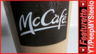 McDonalds Iced Coffee w Caffeine in McCafe Drinks Menu w Calories Information amp Nutrition Facts [upl. by Nyvar712]