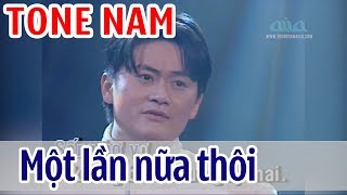 Một Lần Nữa Thôi  KARAOKE  Tone Nam  Lâm Nhật Tiến [upl. by Bromleigh]