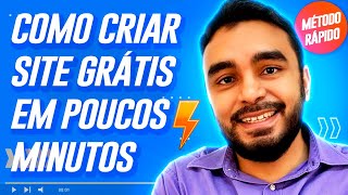 Como Criar Site Grátis no GOOGLE SITES do ZERO  Em menos de 18 MINUTOS [upl. by Niveg828]