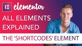 Shortcodes Element Tutorial  Elementor [upl. by Neyugn]