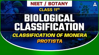 BIOLOGICAL CLASSIFICATION CLASS 11  CLASSIFICATION OF MONERA PROTISTA  BOTANY BY SANKALP BHARAT [upl. by Ewnihc704]