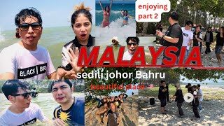 sedili the famous place of johor bahruwhere we r enjoying poco poco danceswimming in pantai SEDILI [upl. by Irelav730]