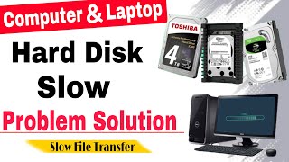 Hard disk slow problem solution  How to fix slow hard disk file transfer speed in windows 10 [upl. by Flemming354]