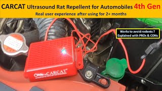 CARCAT 4th gen Ultrasound Rat Repellent for Automobiles [upl. by Mosra]