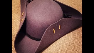 DIY Cocked Hat Tricorn Hat [upl. by Sirromad]