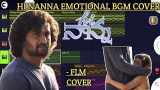 Hi Nanna Emotional BGM Cover  Hi Nanna Ost  Hesham Abdul Wahab Music  FLM Cover  Raj Pianist [upl. by Tterrag]