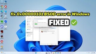 FIXED 0x00000101 BSOD error in Windows [upl. by Hairahs]