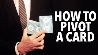 Cardistry for Beginners Basics  How to pivot a card [upl. by Aeneg400]