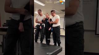 Why to training taser gun shot💉 shorts trending funny comedy [upl. by Ydnes]