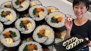 Recette Maki comment faire les Maki sushi  Maki vegetarian  cuisine japonaise  Kumiko Recette [upl. by Olinde]