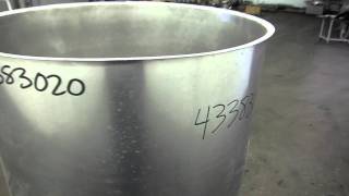 Used Lomax 100 Gallon Stainless Steel Tank  Stock 43383020 [upl. by Ulla]