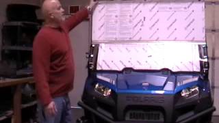 Installation Tutorial for a 2009 Ranger XP  UTV Windshields amp Accessories [upl. by Persis]