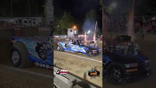 Super Modified Truck Pulling Madness from Ashland OH 2024 OSTPA [upl. by Hatch]