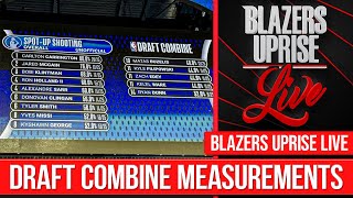 NBA Draft Combine  Measurements 3pt Shooting and more  Blazers Uprise Live [upl. by Sutit280]