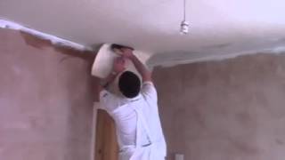 Papering a ceiling [upl. by Pharaoh]