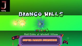 Super Mario Sunshine Bianco hills Episode 4 Red coins of windmill village [upl. by Frick]