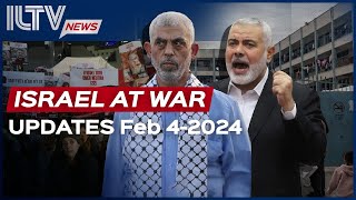 Israel Daily News – War Day 121 February 04 2024 [upl. by Rech]