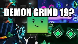 Geometry Dash \\ Demon Grind No19 [upl. by Linea]