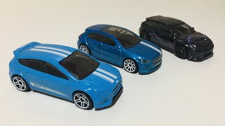 Hot Wheels Ford Focus RS Subaru WRX STI amp Mercedes Aclass Unboxing e review [upl. by Hoang471]