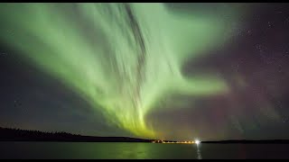 Aurore boreali timelapse Lapponia Finlandia Aurora Polare Rovaniemi amp Muonio Turismo Santa Claus [upl. by Aharon]