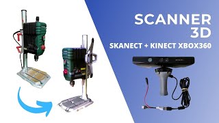 SCANNER 3D LOW COST KINECT XBOX 360  SKANECT [upl. by Imarej]