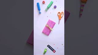 Gift wrapping tutorial without using tape shorts [upl. by Idahs]