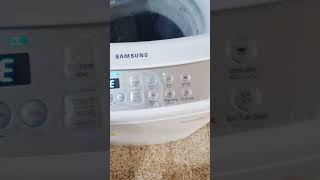 Samsung washing machine 7KG Washing Test after door lock replacement [upl. by Ardnoyek]