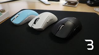 DeathAdder V3 Pro vs G Pro X Superlight vs Model O Pro [upl. by Licastro335]