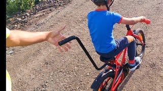 Removing the STABILISERS from a KIDS BIKE  TipsTricks [upl. by Koerlin]