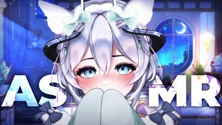 Your Bunny Girl Nuzzles You Back to Sleep【3DIO ASMR】 ❤️  RP F4A Ear Cleaning Breathing Fluffy [upl. by Salisbury364]