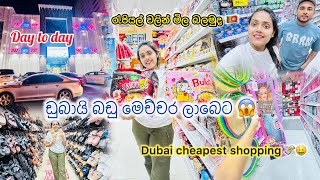 ඩුබායි බඩු මෙච්චර ලාබෙට😱Day to Day Hypermarketරු80 සිට😲 Dubai Cheapest Shopping [upl. by Alleuol]