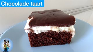 Chocolade taart simpel recept [upl. by Ejroj41]