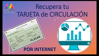 Cómo recuperar la tarjeta de circulación por INTERNET del EDO MEX [upl. by Karoline]